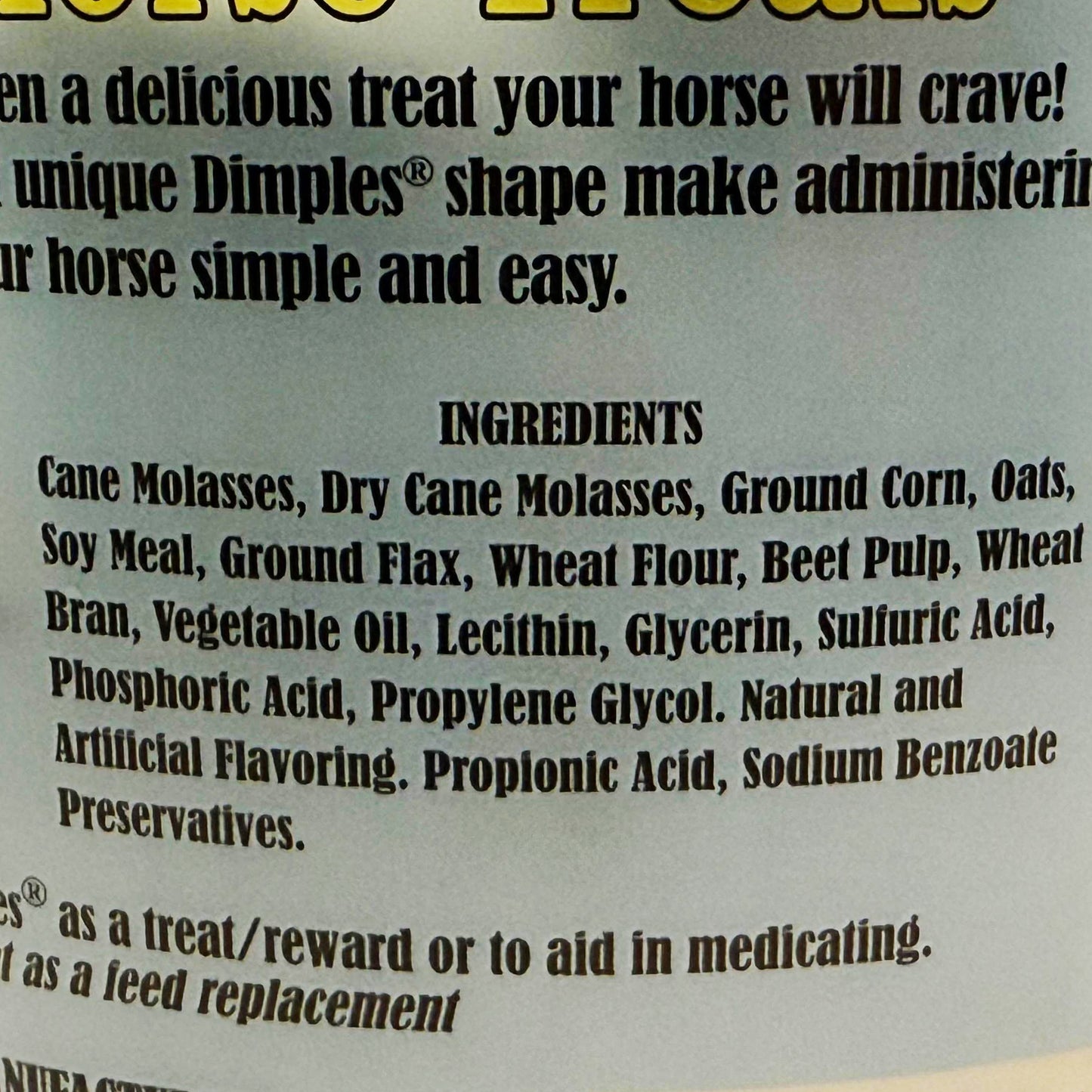 Dimples Horse Treats 3 lbs
